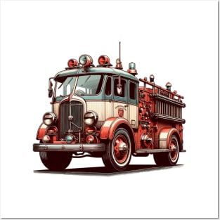 Fire Truck Posters and Art